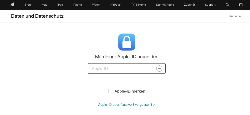 Apple ID löschen